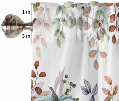 Fall Thanksgiving Kitchen Curtains Valances - Image 7