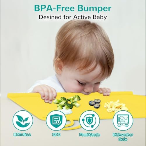Silicone Placemat for Baby Self-Eating: Dishwasher Safe & Non-Slip for Dining - Image 6