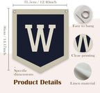 Lacama Toddler Boys Room Decor Name Pennant Flag - Image 7