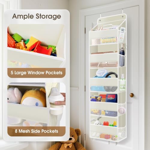 1Pack Over The Door Organizer Large Capacity Hanging Storage Room Organizer - Image 4