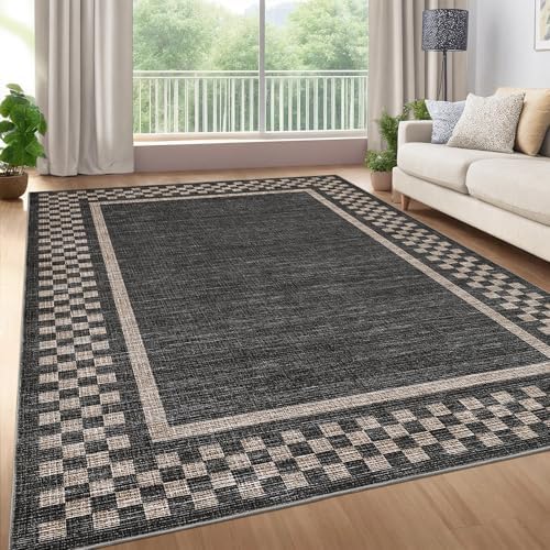 GarveeHome Washable Area Rugs 8x10 Non Slip Soft Large Living Room Rug by GarveeHome