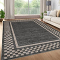 GarveeHome Washable Area Rugs 8x10 Non Slip Soft Large Living Room Rug by GarveeHome