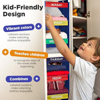 Kids Hanging Closet Organizer 6-Shelf - Image 4