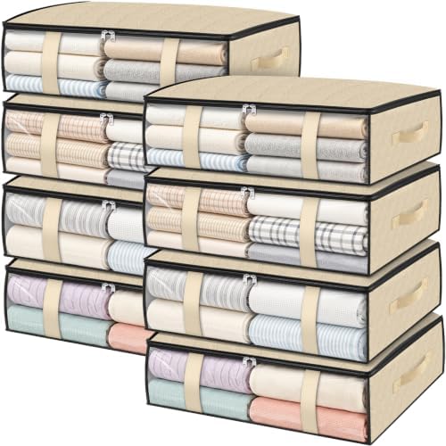StorageRight Under Bed Storage Bags, 8 Pack by StorageRight