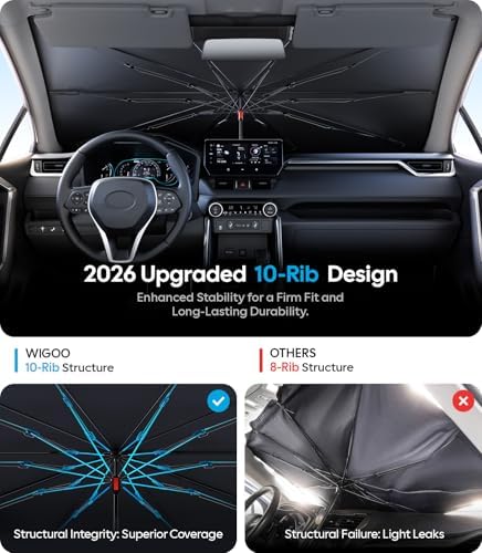 Wigoo Ice-Shield Car Windshield Sun Shade - Image 3