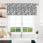 Dalmatian Print Animal Pattern Kitchen Window Valance 54x18 Inch - Image 6