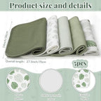Hahafelt 5 Pcs Waterproof Changing Pad Liner - Image 2