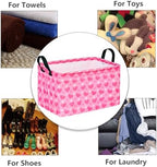 MAIZMZ Girls Storage Basket Heart Print Storage Cube - Image 6