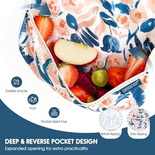 GRSSDER Soft Lightweight Waterproof Baby Feeding Bibs - Image 5