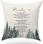 KongMoTree Bible Verse Throw Pillow Cover Cushion Case, Blessing Gift, by KongMoTree