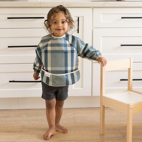 Tiny Twinkle Long Sleeve Bib for Babies & Toddlers | Waterproof Smock Bib for - Image 3