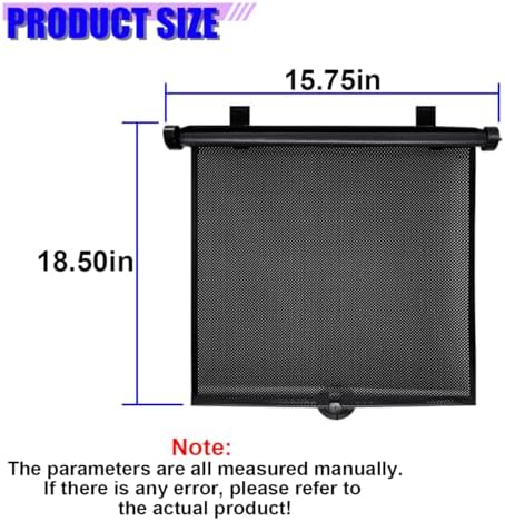 2PCS Car Windshield Sunshade for Baby, Auto Side Window Shades for Blocking - Image 2