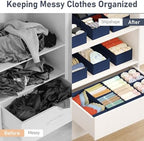 DIMJ Drawer Organizer Clothes Storage - Image 5