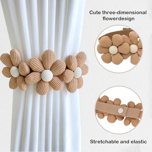 SRG Curtain Tiebacks for Curtains 2 Pack, Decorative Curtain Holdbacks for - Image 3