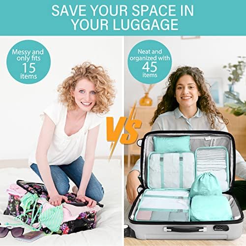 KPX 8 Set Packing Cubes for Travel, Luggage Packing Organizers Accessories - Image 5