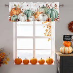 Fall Thanksgiving Kitchen Curtains Valances - Image 6