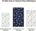 PHF 3 Pack Soft Mini Crib Sheets, Dinosaur Pack N Play Sheets - Image 6