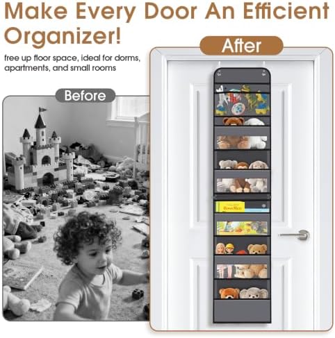 Over The Door Organizer Storage behind Door Hanging Organizer - Image 6