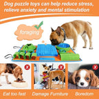 Vivifying Snuffle Mat for Dogs, Interactive Dog Puzzle Toy for Boredom and - Image 5