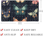 Shower Mat Non Slip 26.8 x 15.1 Inches, Butterflies Bathtub Mat Shower Stall - Image 4