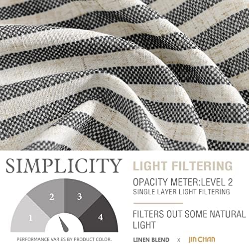 jinchan Linen Boxter Stripe Valances - Image 6