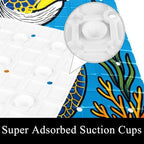 Bath Tub Shower Mat, Washable Bathtub Floor Mats, Suction Cups and Drain Holes - Image 3