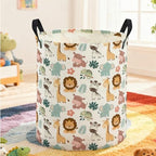 ESSME Kids Laundry Basket, Animal Hamper Collapsible Canvas Waterproof Storage - Image 4
