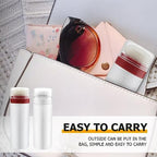 2Pcs Empty Loose Powder Dispenser Bottle Portable Travel Powder Puff Case Baby - Image 7