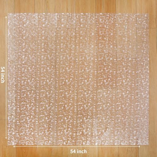 Plastic Splat Mat for Baby, Easy Cleaning Vinyl Floor Mat for Eating Messes - Image 2