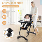 BABY JOY High Chair, Foldable Baby High Chair - Image 5
