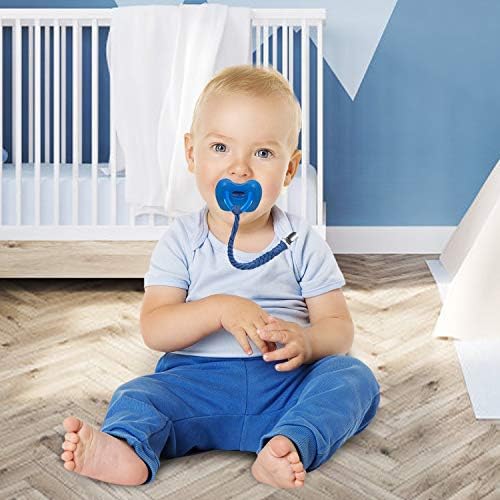 POKIPAW Pacifier Clip for Boys and Girls, 6 Pack Baby Pacifier Holder Leash - Image 4