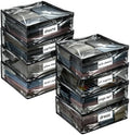 Plastic Storage Bags with Easy-Glide Zipper, Durable Clear Vinyl Zippered by Kikerike