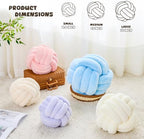 Uvvyui Knot Pillow Ball Home Decorative Pillows Round Throw Pillow - Image 2