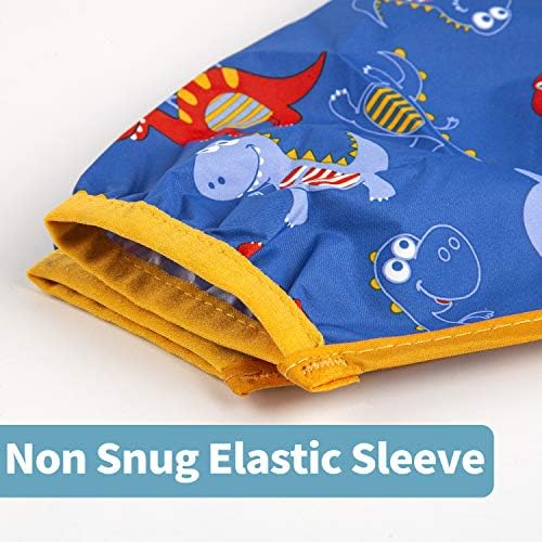 3 Pcs Long Sleeved Bib Set|Baby Waterproof Bibs - Image 5