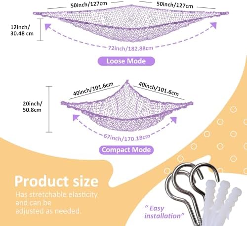 Lazebox Stuffed Animal Net Hammock - Image 3