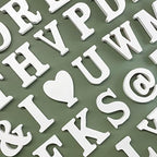 6 Inch Wooden Letters, Unfinished Wood Letters - Image 3