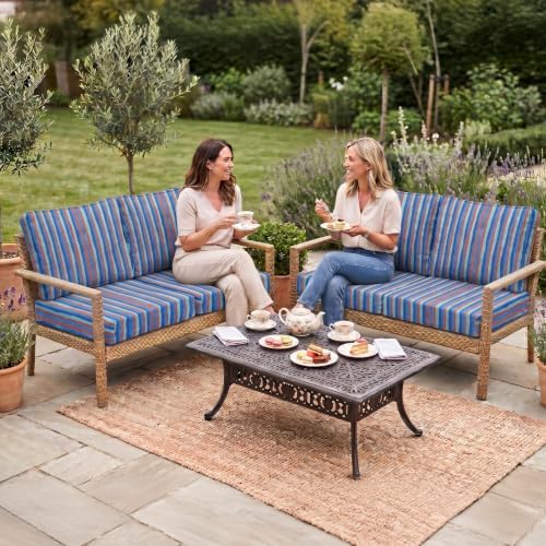 8Pcs Patio Cushion Covers Stretch Outdoor Furniture Protector Slipcovers - Image 2