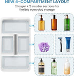 BYUNER Plastic Shower Caddy Dorm: Portable Shower Basket Tote - Image 6