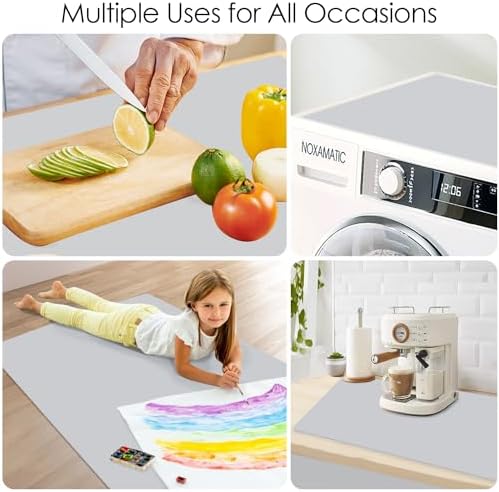 Extra Large Silicone Mat, 31.5x17 Inch Heat Resistant Mat - Image 4
