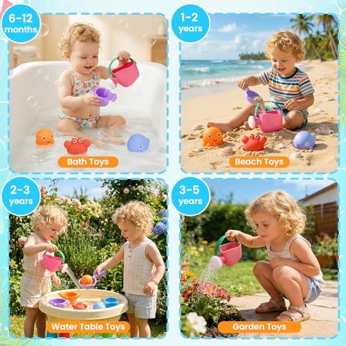 DRAMATION 9-Piece Baby Bath Toys - Image 5