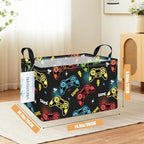 Rectangular Collapsible Game Storage Basket Nursery Toy Organizer - Image 2
