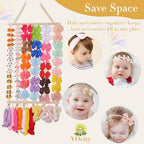 YOcity Bow Organizer for Girls Baby Headband Holder - Image 5