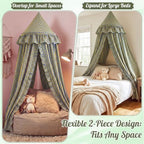 SmoothNovelty Gingham Plaid Bed Canopy - Image 6