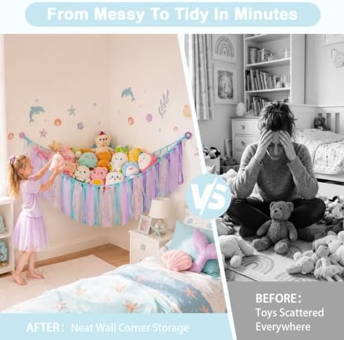 FIOBEE Stuffed Animals Net LED Light Toy Hammock - Image 3