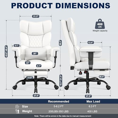 Misolant Big and Tall Office Chair - Image 3