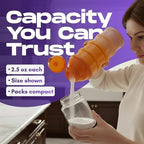 Mommy's Helper Pak N' Stak Baby Formula Dispenser, 4 Compartments - Image 7