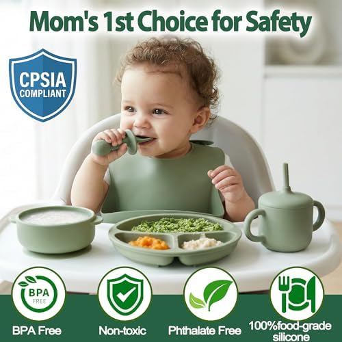 Bufims Silicone Baby Feeding Set - Image 2