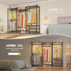 VIPEK V5 Heavy Duty Clothes Rack, Freestanding Modular Closet System - Image 3