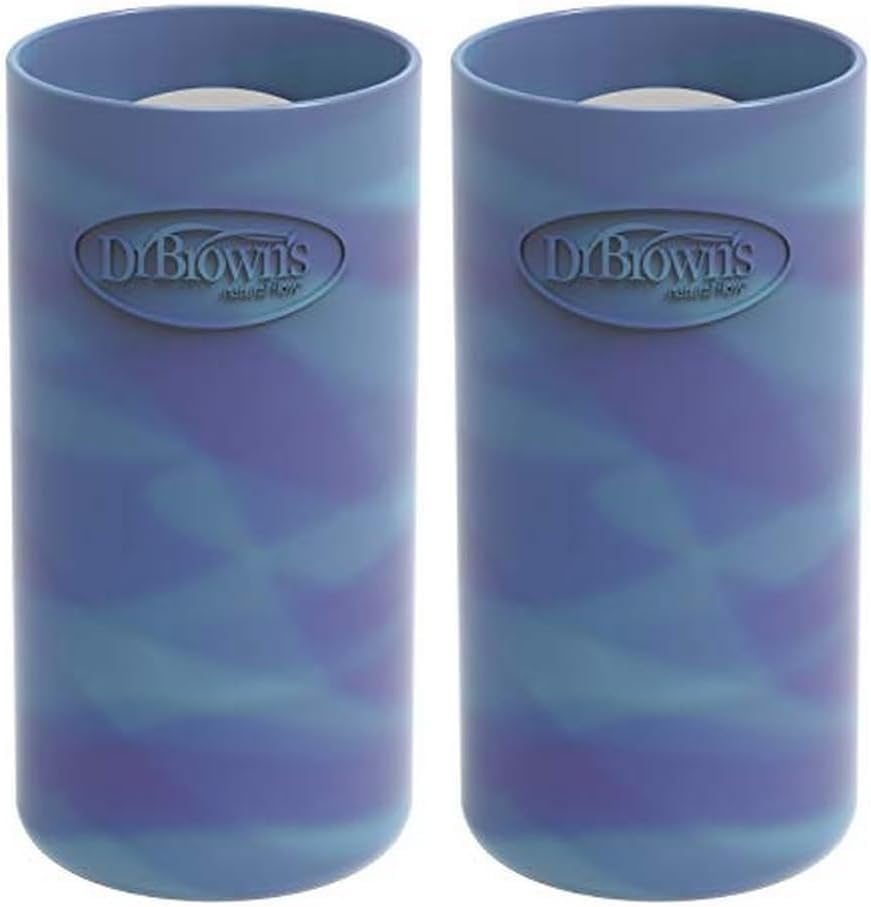 Dr. Brown's Options+ Narrow Glass Bottle Sleeve, 100% Silicone, Glow-in-The-Dark by DrBrowns