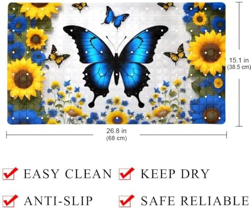 Baby Bath Mat Non Slip 26.8"x15.1" Bathtub Mat - Image 4